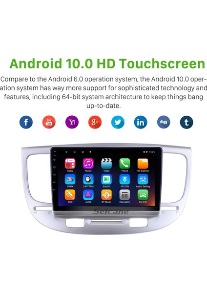 Kia Rio 2007 Android Auto Carplay Navigasyon Multimedya Sistemi fırsatları