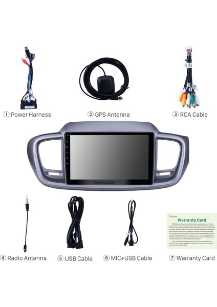 Kia Sorento 2015 Android Auto Carplay Navigasyon Multimedya Sistemi indirimleri