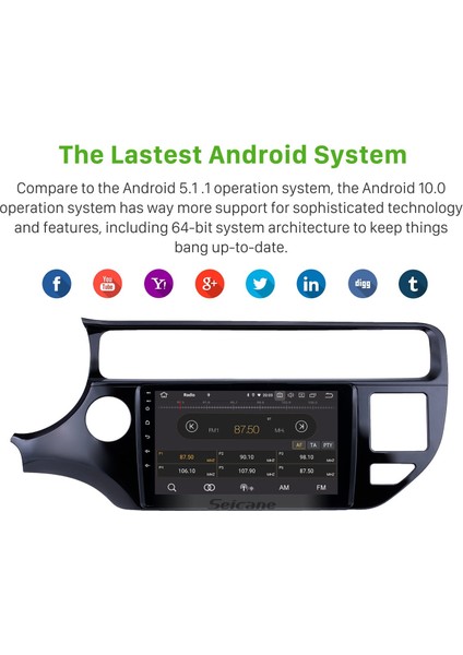 Kia Rio 2015-2017 Android Auto Carplay Navigasyon Multimedya Sistemi indirimleri