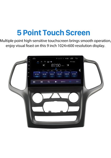 Jeep Grand Cherokee 2014-2017 Android Auto Carplay Navigasyon Multimedya Sistemi fırsatları