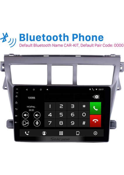 Toyota Vıos Desteği Tpm Dvr Wifi Uzaktan Kumanda Bluetooth
