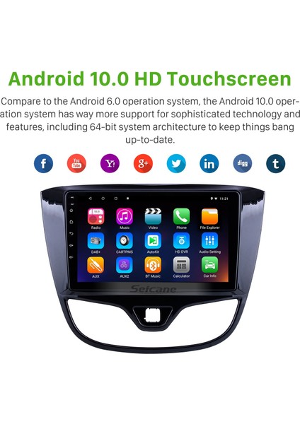 Opel Karl/vinfast 2017 Android Auto Carplay Navigasyon Multimedya Sistemi fırsatları