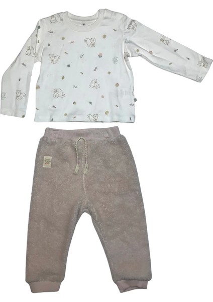 Pretty Moments 3'lü Bebe Takım 73339 Ecru Pink fiyatları
