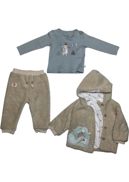 Happy Camper 3'lü Set 73335 Bej