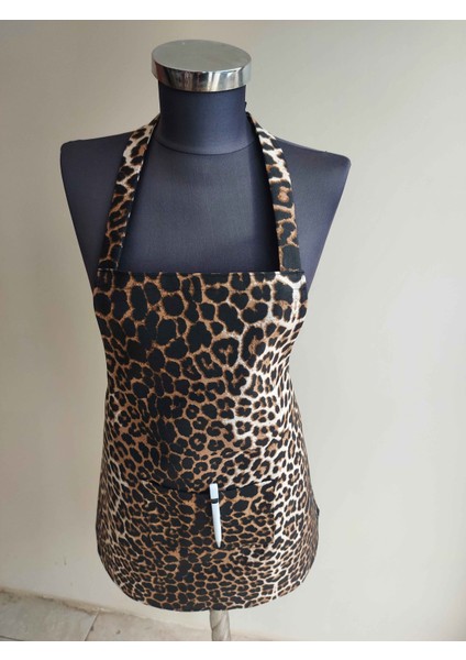 Leoparlı Mutfak Önlüğü