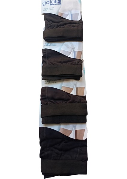 erkek boxer pamuklu cotton siyah 4'lü ekonomik paket esnek yumuşak penye slim fit BGL1-1S fiyatları