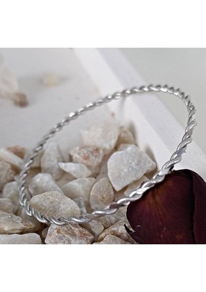 Lilahgümüştr Gümüş Burgulu Ajda Bilezik modelleri