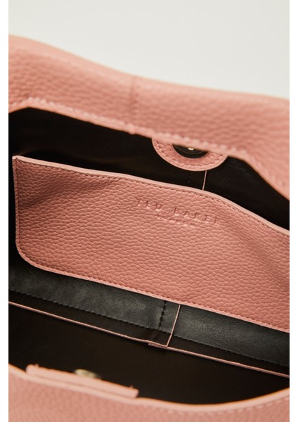 Pembe Floter Cilt Alışveriş Çantası Tbss25fsb038