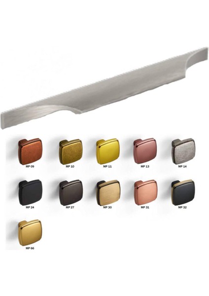 Mat Siyah 160 mm Çekme Mobilya Kulpu (A970160124)