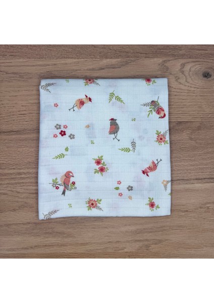 Çok Amaçlı Müslin Örtü & Battaniye 3'lü Set Pamuk Oeko-Tex Sertifikalı 80X80 cm