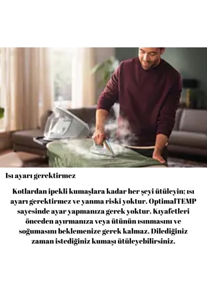 Phılıps Son Derece Hafif ve Güçlü Expert Plus Buhar Kazanlı Ütü Beyaz/gri modelleri