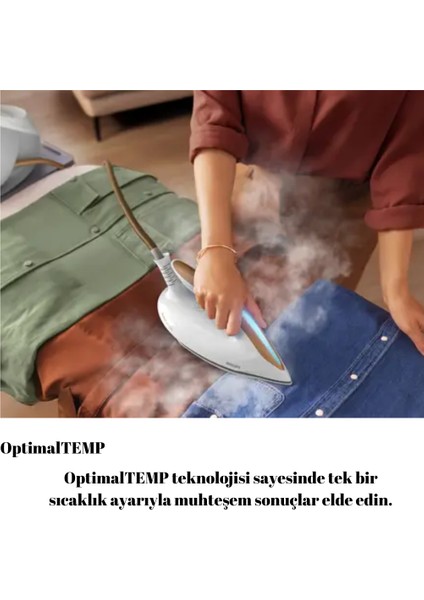 Phılıps Son Derece Hafif ve Güçlü Expert Plus Buhar Kazanlı Ütü Beyaz/gri fırsatları