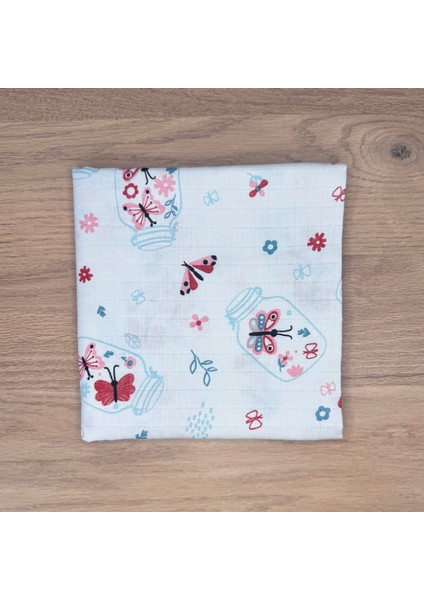 Çok Amaçlı Müslin Örtü & Battaniye 3'lü Set Pamuk Oeko-Tex Sertifikalı 80X80 cm