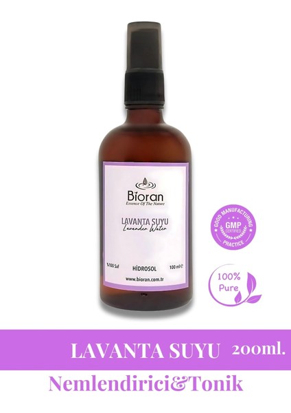 Lavanta Suyu Nemlendirici ve Antioksidan Sprey Tonik 100 ml