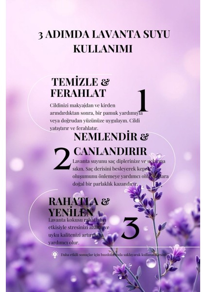 Lavanta Suyu Nemlendirici ve Antioksidan Tonik 200 ml fırsatları