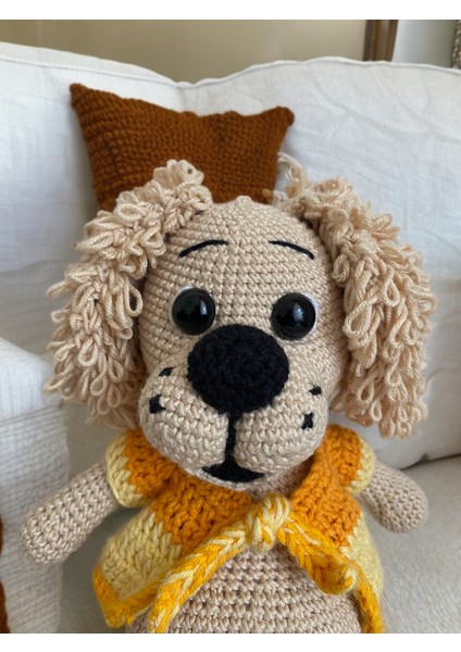 LotusHobiEvi Amigurumi Yelekli Şirin Köpüş 22CM Oyuncak fiyatları