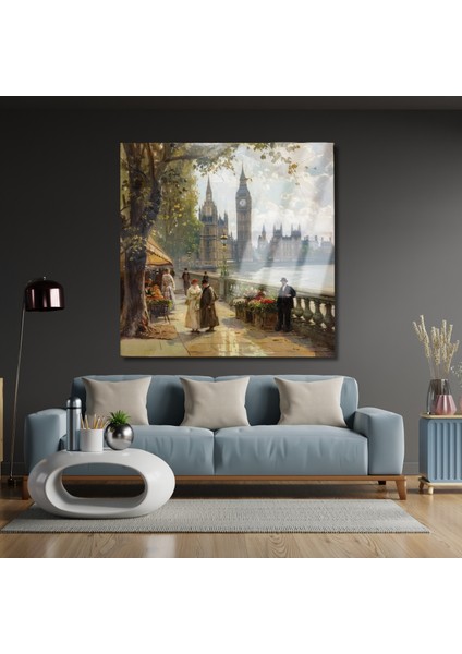 Eski Londra Kırılmaz Cam Tablo Salon Tablosu Klasik Tablo Modeli Kırılmaz Cam Ev Dekoru fiyatları