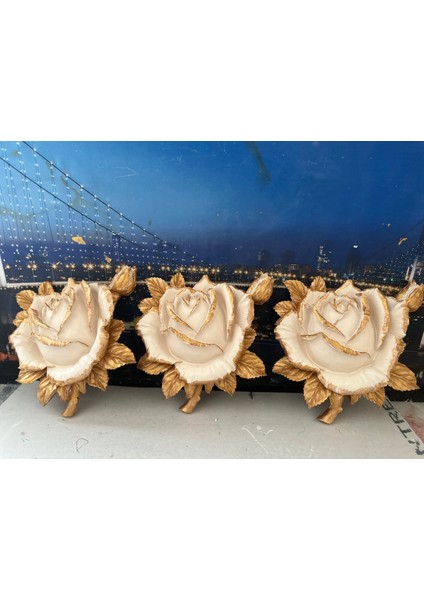 Duvar Gül Dekoratif Çiçek 25 cm fırsatları