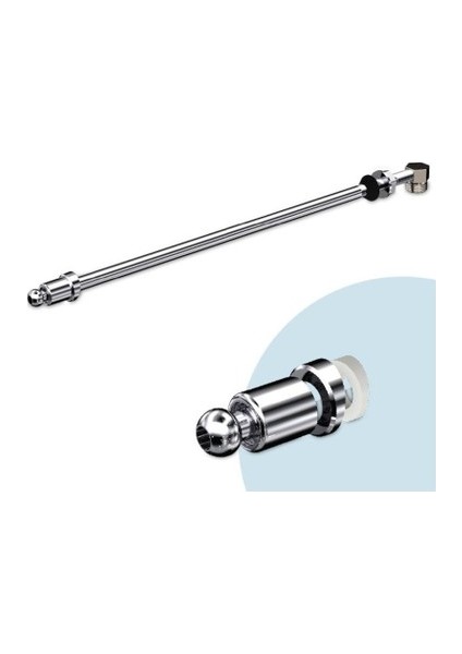 Metal Krom Taharat Çubuğu ( Seçenekli)