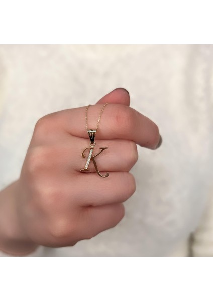 K Harfi Altın Kolye BM25 fırsatları