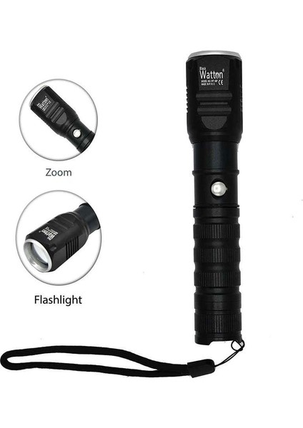 Şarjlı Pilli Zoomlu El Feneri WT-087 fırsatları