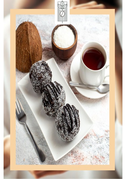 Premium Coconut Black Tea 50G, Hindistan Cevizi Aromalı Siyah Çay