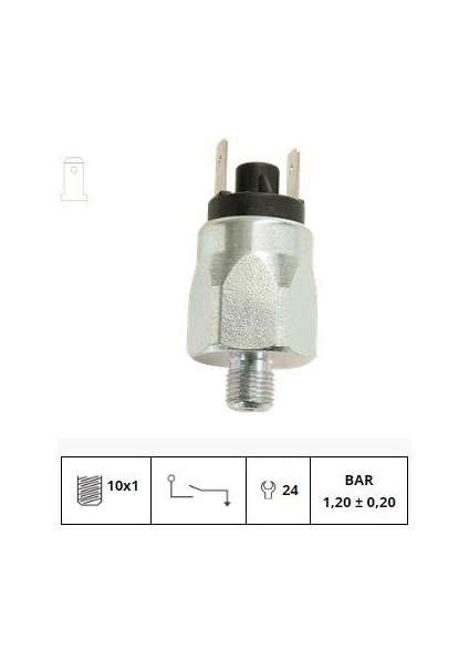 Basınç Müşürü (M10 x 1) (1,20 ± 0,20)