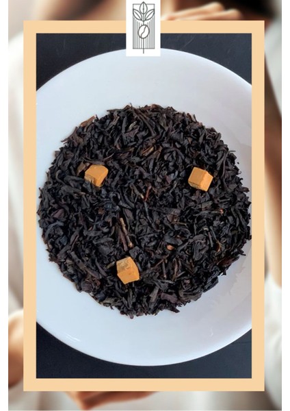 Premium Caramel Black Tea 100G, Karamel Aromalı Siyah Çay