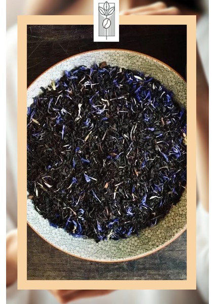 Premium Blue Flowers Black Tea 50G, Mavi Çiçekli Siyah Çay
