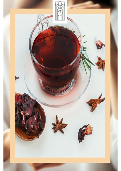 Premium Hibiscus Black Tea 50G, Hibiskuslu Siyah Çay