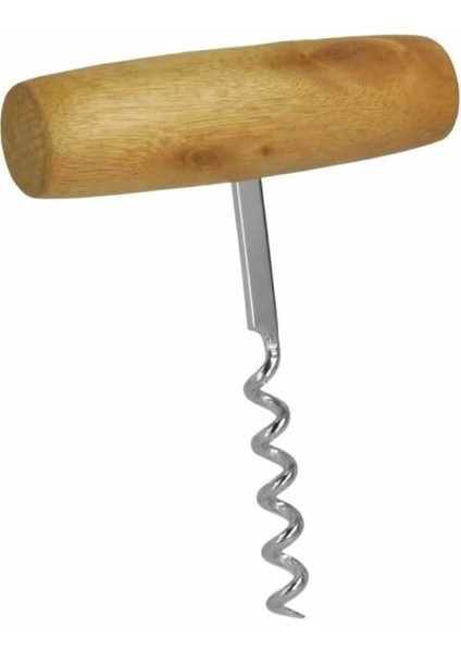 Ağaç Saplı Tirbüşon (METALTEX-M250520)