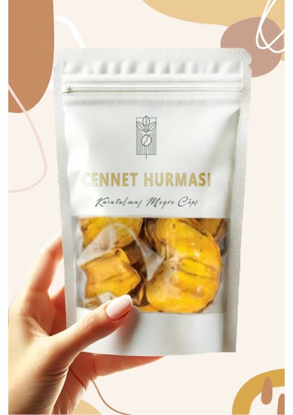 Hurma Cipsi 100 gr , Şeker İlavesiz