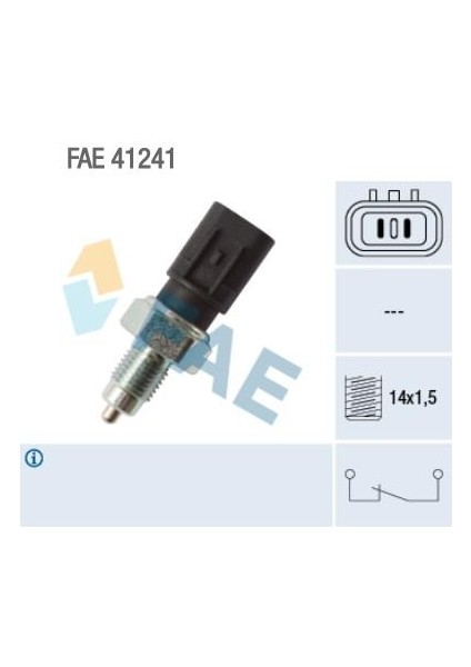 GERİ VİTES MÜŞÜRÜ (OTOMATİK VİTES SENSÖRÜ) (M14 X 1.5) HYUNDAI-KIA-ALFA ROMEO