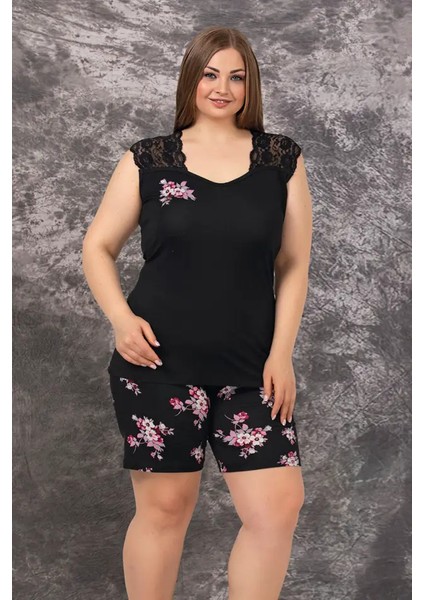 Büyük Beden Şort Pijama Takımı