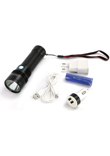 Baretta TK92 2000 Lümen Amerikan L2 LED Profesyonel Şarjlı El Feneri