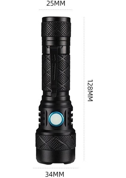 Baretta Bt-55 2500 Lümen Cree Xml L2-U2 LED Şarjlı El Feneri
