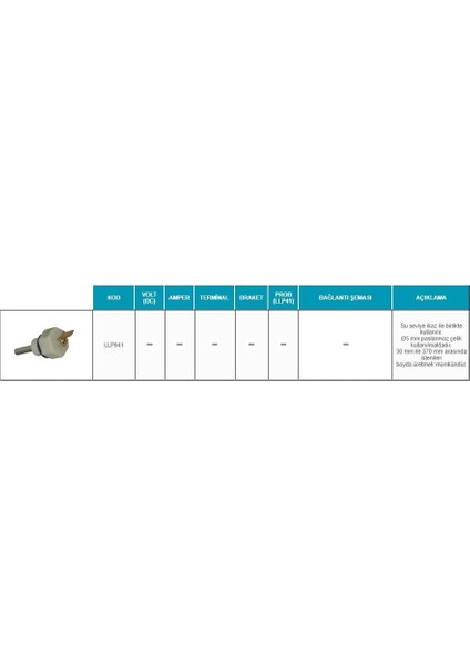 Su Seviye Probu (Su Seviye Müşürü) 240 mm