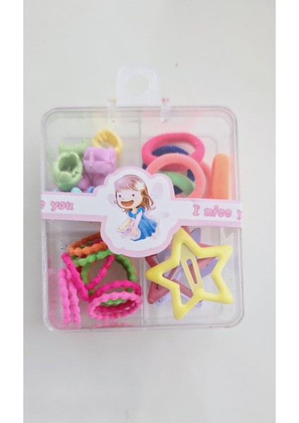 Kutulu Kız Bebek Toka Set