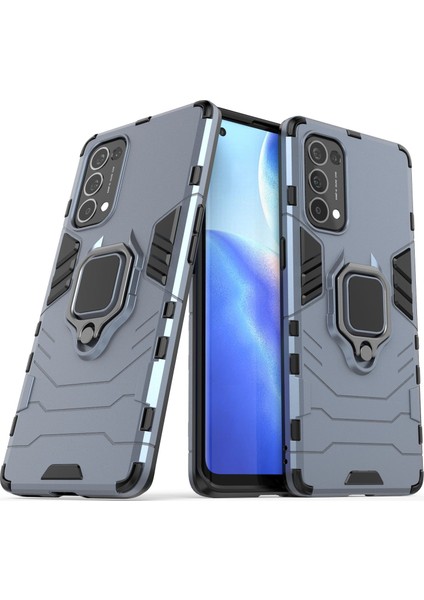 Oppo Reno 4 4g Darbeye Dayanıklı Telefon Kılıfı ve Yüzük Tutucu (Yurt Dışından) fırsatları