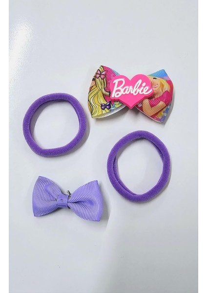 Barbie Çocuk Toka Set 4lü