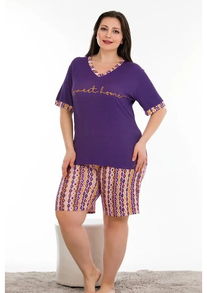Büyük Beden Şort Pijama Takımı