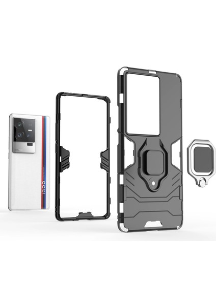 Vivo Iqoo 11 Darbeye Dayanıklı Telefon Kılıfı ve Yüzük Tutucu (Yurt Dışından) modelleri