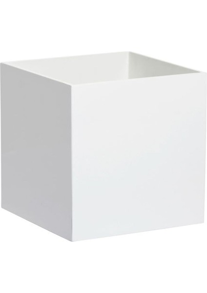 Beyaz Kapaksız Çok Amaçlı Saklama Kutusu (15 cm x 15 cm x 15 cm )