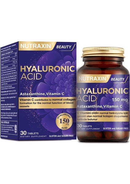 Beauty Hyaluronik Acid 30 Tablet