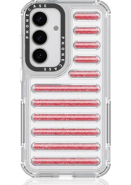 Samsung Galaxy S25 Ultra Parıltılı Bling Darbeye Dayanıklı Telefon Kılıfı Kapağı (Yurt Dışından)