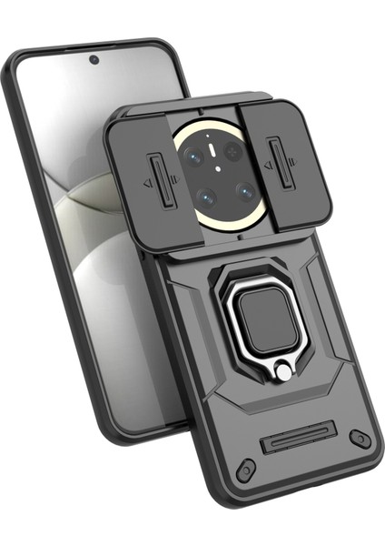 Huawei Mate 70 Kayar Kamera Kapağı, Döndürülmüş Halka Destekli Askeri Sınıf Darbeye Dayanıklı Koruyucu Kılıf (Yurt Dışından) fırsatları