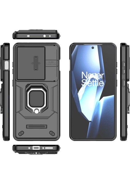 Oneplus 13R Kayar Kamera Kapağı, Döndürülmüş Halka Destekli Askeri Sınıf Darbeye Dayanıklı Koruyucu Kılıf (Yurt Dışından) fiyatları
