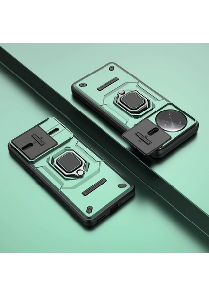 Xiao Redmi K60 Ultra Kayar Kamera Kapağı, Döndürülmüş Halka Destekli Askeri Sınıf Darbeye Dayanıklı Koruyucu Kılıf (Yurt Dışından)