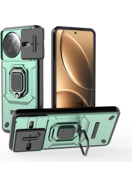 Xiao Redmi K60 Ultra Kayar Kamera Kapağı, Döndürülmüş Halka Destekli Askeri Sınıf Darbeye Dayanıklı Koruyucu Kılıf (Yurt Dışından) fiyatları