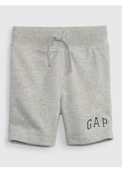 Erkek Bebek Gri Gap Logo Pull-On Şort